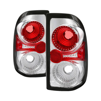 Chrome Euro Style Tail Lights <br>97-04 Dodge Dakota