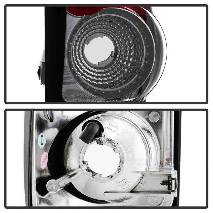 Smoke Euro Style Tail Lights <br>97-04 Dodge Dakota