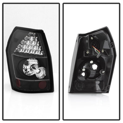 Black LED Tail Lights <br>05-08 Dodge Magnum