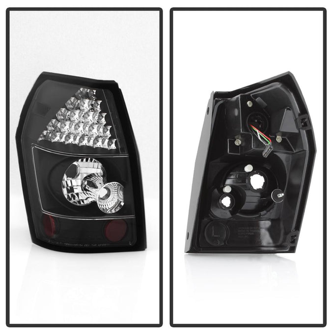 Black LED Tail Lights <br>05-08 Dodge Magnum