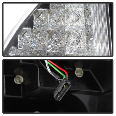 Black LED Tail Lights <br>05-08 Dodge Magnum
