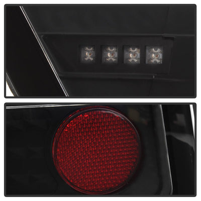 Black LED Tail Lights <br>05-08 Dodge Magnum