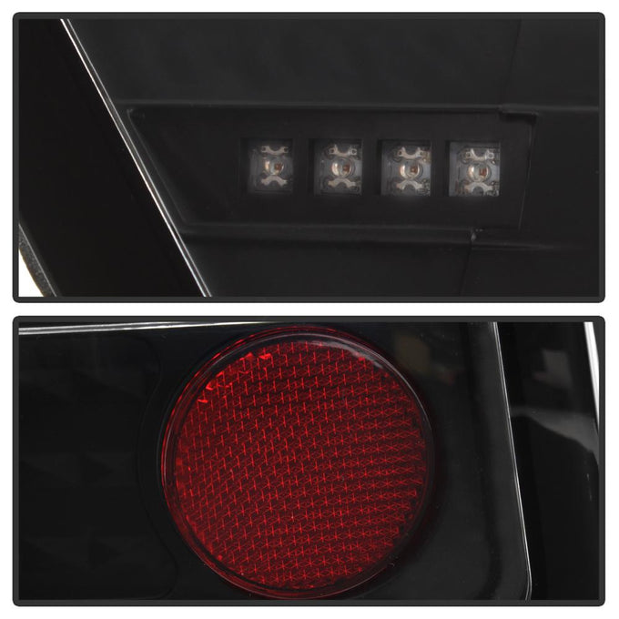 Black LED Tail Lights <br>05-08 Dodge Magnum