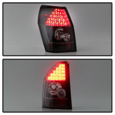 Black LED Tail Lights <br>05-08 Dodge Magnum