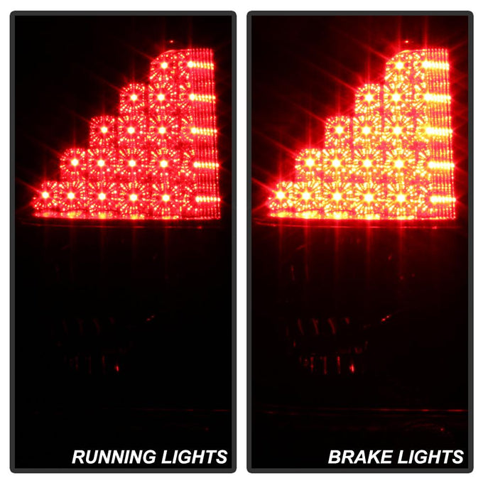 Black LED Tail Lights <br>05-08 Dodge Magnum