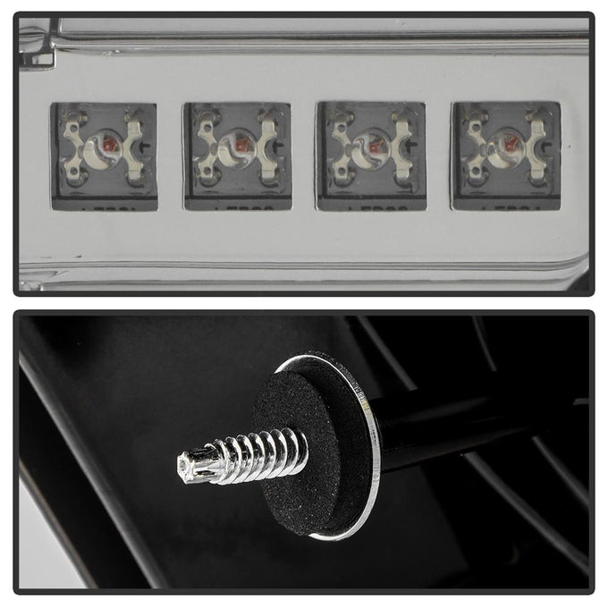 Smoke LED Tail Lights <br>05-08 Dodge Magnum