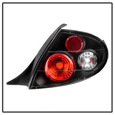 Black Euro Style Tail Lights <br>00-02 Dodge Neon
