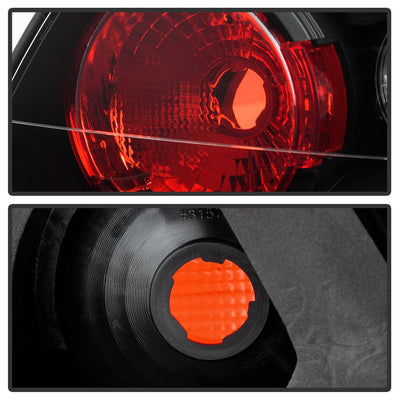 Black Euro Style Tail Lights <br>00-02 Dodge Neon