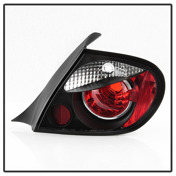 Black Euro Style Tail Lights <br>03-05 Dodge Neon