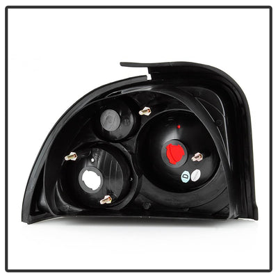 Black Euro Style Tail Lights <br>95-99 Dodge Neon