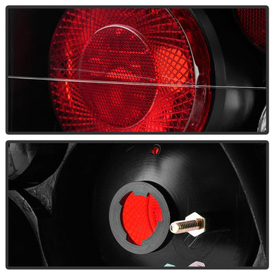Black Euro Style Tail Lights <br>95-99 Dodge Neon