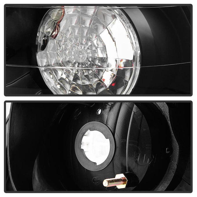 Black Euro Style Tail Lights <br>95-99 Dodge Neon