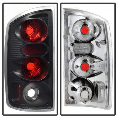 Black Euro Style Tail Lights <br>02-06 Dodge Ram 1500 03-06 Dodge Ram 3500 Ram 2500
