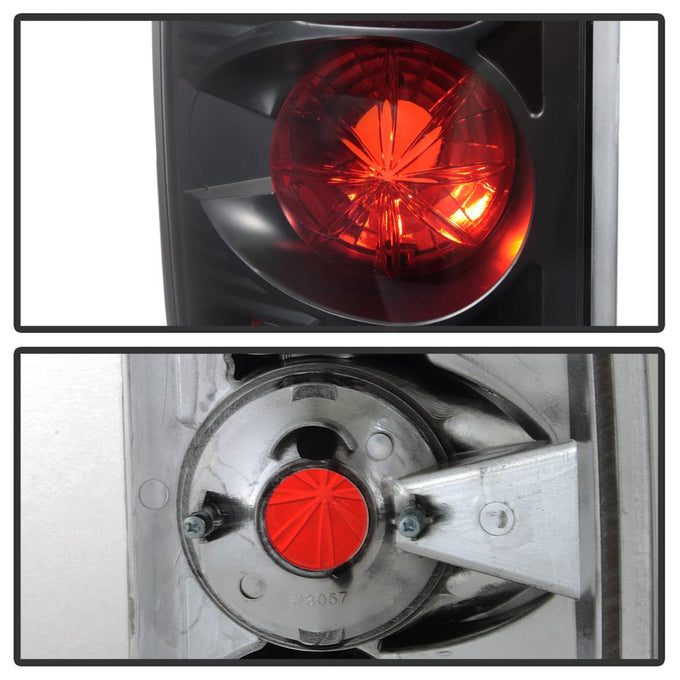 Black Euro Style Tail Lights <br>02-06 Dodge Ram 1500 03-06 Dodge Ram 3500 Ram 2500
