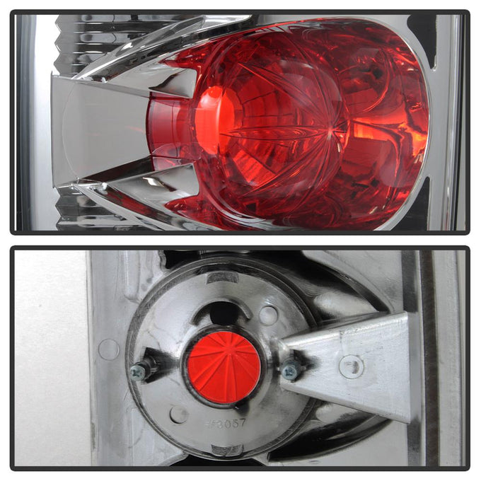 Chrome Euro Style Tail Lights <br>02-06 Dodge Ram 1500 03-06 Dodge Ram 3500 Ram 2500