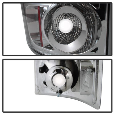 Chrome Euro Style Tail Lights <br>02-06 Dodge Ram 1500 03-06 Dodge Ram 3500 Ram 2500