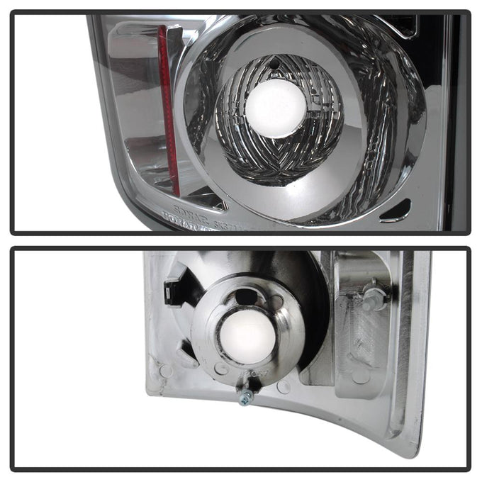 Chrome Euro Style Tail Lights <br>02-06 Dodge Ram 1500 03-06 Dodge Ram 3500 Ram 2500