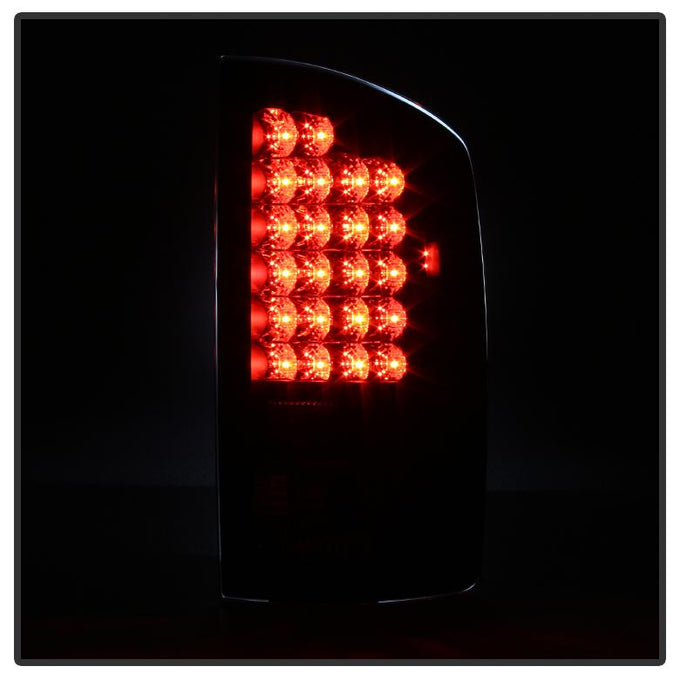 Black LED Tail Lights <br>02-06 Dodge Ram 1500 03-06 Dodge Ram 3500 Ram 2500