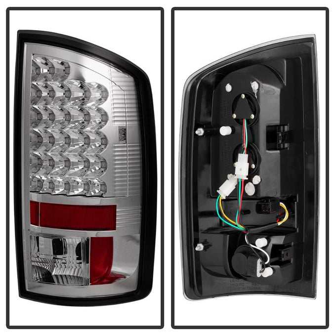 Chrome LED Tail Lights <br>02-06 Dodge Ram 1500 03-06 Dodge Ram 3500 Ram 2500