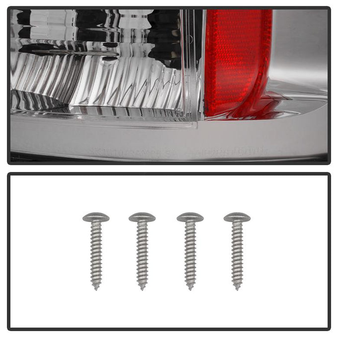 Chrome LED Tail Lights <br>02-06 Dodge Ram 1500 03-06 Dodge Ram 3500 Ram 2500