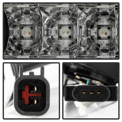 Black LED Tail Lights <br>07-08 Dodge Ram 1500 07-09 Dodge Ram 2500 Ram 3500