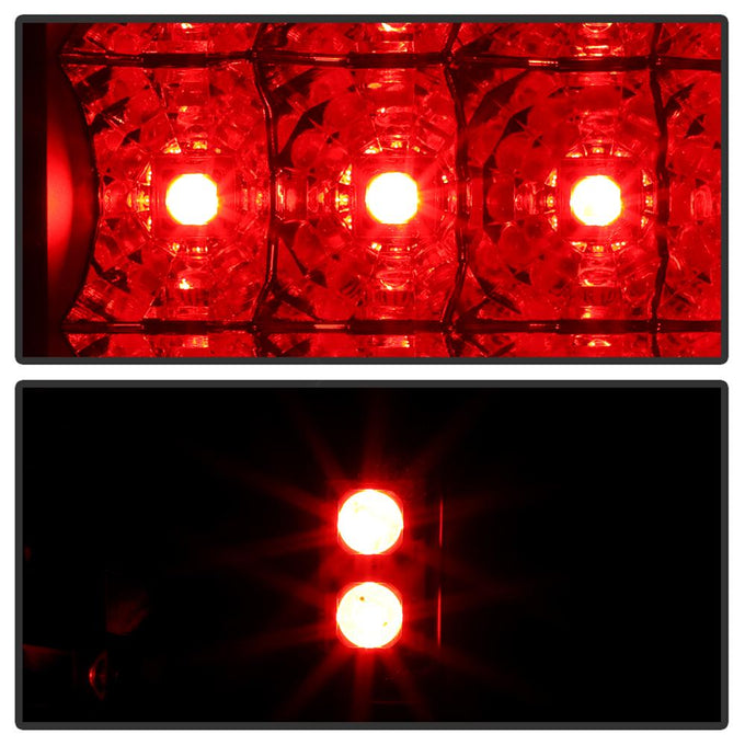 Black LED Tail Lights <br>07-08 Dodge Ram 1500 07-09 Dodge Ram 2500 Ram 3500