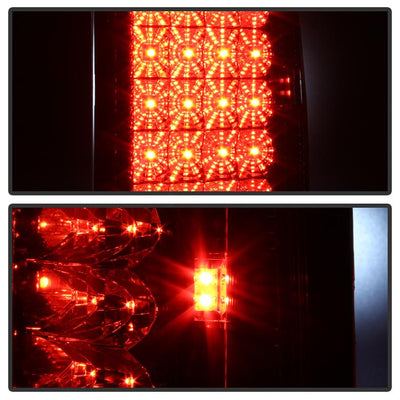 Red Clear LED Tail Lights <br>07-08 Dodge Ram 1500 07-09 Dodge Ram 2500 Ram 3500