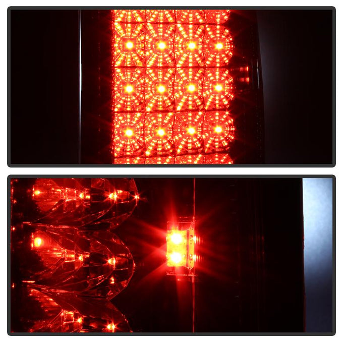 Red Clear LED Tail Lights <br>07-08 Dodge Ram 1500 07-09 Dodge Ram 2500 Ram 3500