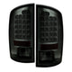 Smoke LED Tail Lights <br>07-08 Dodge Ram 1500 07-09 Dodge Ram 2500 Ram 3500