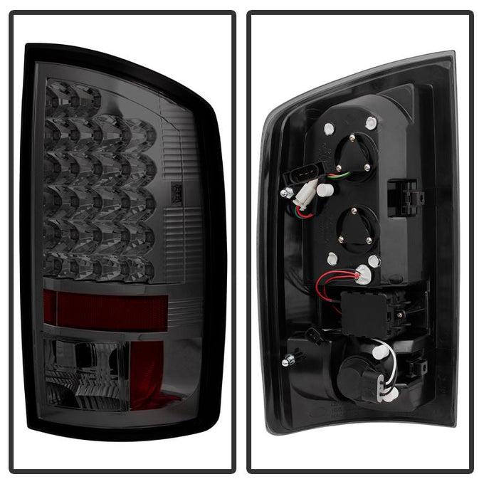 Smoke LED Tail Lights <br>07-08 Dodge Ram 1500 07-09 Dodge Ram 2500 Ram 3500