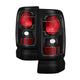 Black Euro Style Tail Lights <br>94-01 Dodge Ram 1500 94-02 Dodge Ram 2500 Ram 3500
