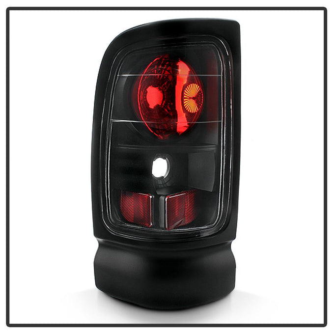 Black Euro Style Tail Lights <br>94-01 Dodge Ram 1500 94-02 Dodge Ram 2500 Ram 3500