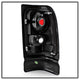 Black Euro Style Tail Lights <br>94-01 Dodge Ram 1500 94-02 Dodge Ram 2500 Ram 3500