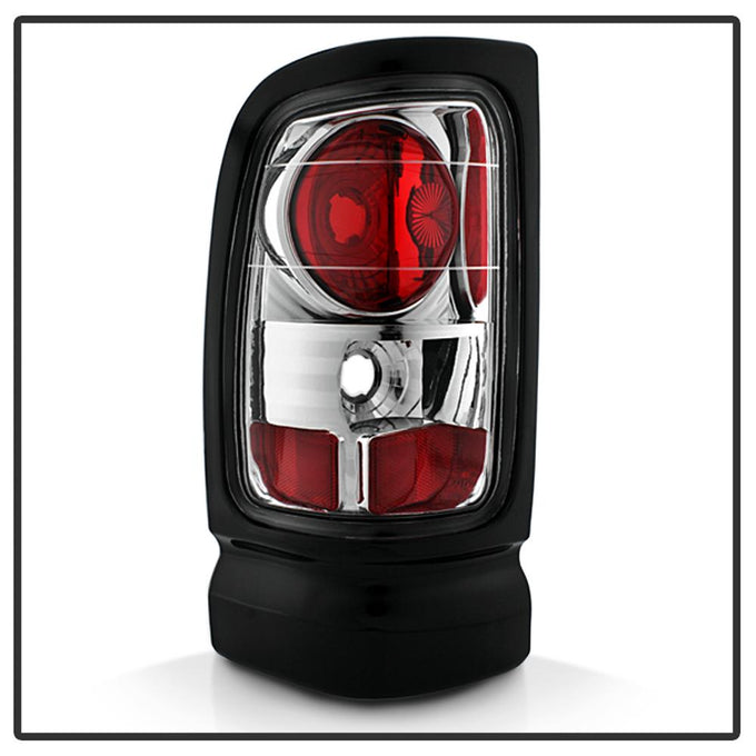 Chrome Euro Style Tail Lights <br>94-01 Dodge Ram 1500 94-02 Dodge Ram 2500 Ram 3500