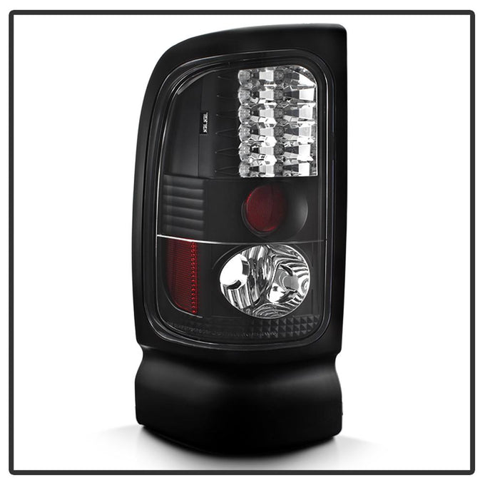 Black LED Tail Lights <br>94-01 Dodge Ram 1500 94-02 Dodge Ram 2500 Ram 3500