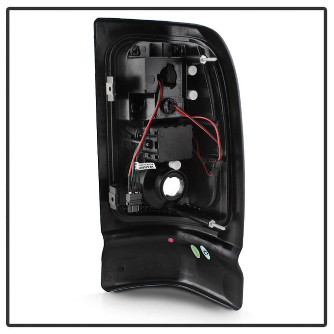 Black LED Tail Lights <br>94-01 Dodge Ram 1500 94-02 Dodge Ram 2500 Ram 3500
