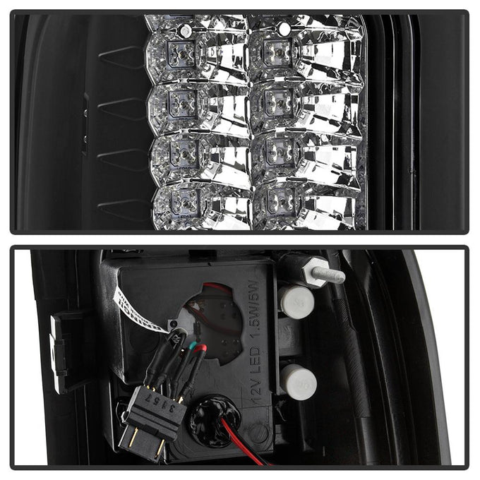 Black LED Tail Lights <br>94-01 Dodge Ram 1500 94-02 Dodge Ram 2500 Ram 3500