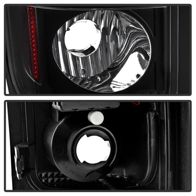 Black LED Tail Lights <br>94-01 Dodge Ram 1500 94-02 Dodge Ram 2500 Ram 3500