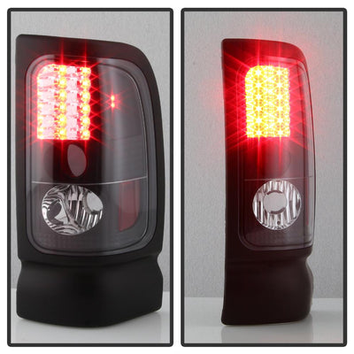 Black LED Tail Lights <br>94-01 Dodge Ram 1500 94-02 Dodge Ram 2500 Ram 3500