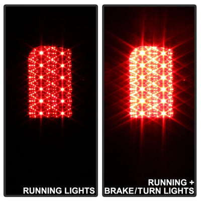 Black LED Tail Lights <br>94-01 Dodge Ram 1500 94-02 Dodge Ram 2500 Ram 3500