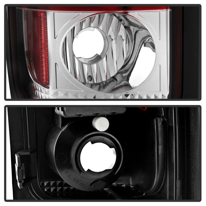 Red Clear LED Tail Lights <br>94-01 Dodge Ram 1500 94-02 Dodge Ram 2500 Ram 3500