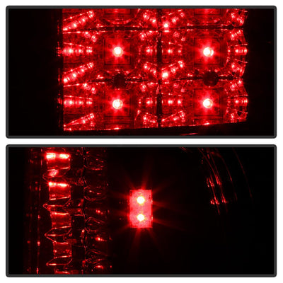 Red Clear LED Tail Lights <br>94-01 Dodge Ram 1500 94-02 Dodge Ram 2500 Ram 3500