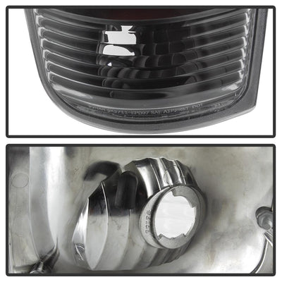Black Euro Style Tail Lights <br>97-02 Ford Expedition
