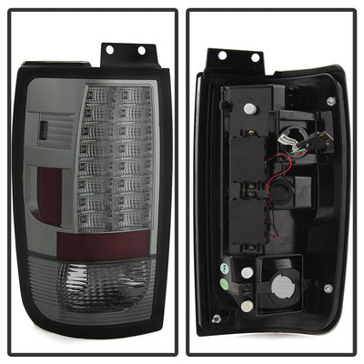 Version 2 Smoke LED Tail Lights <br>97-02 Ford Expedition