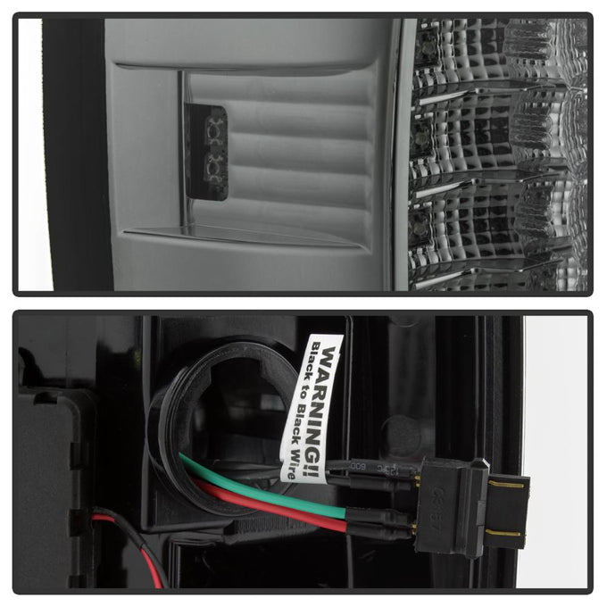 Version 2 Smoke LED Tail Lights <br>97-02 Ford Expedition