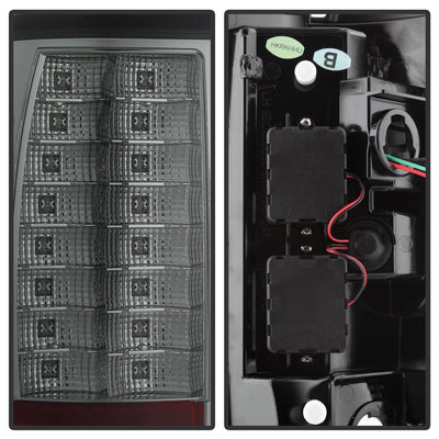 Version 2 Smoke LED Tail Lights <br>97-02 Ford Expedition