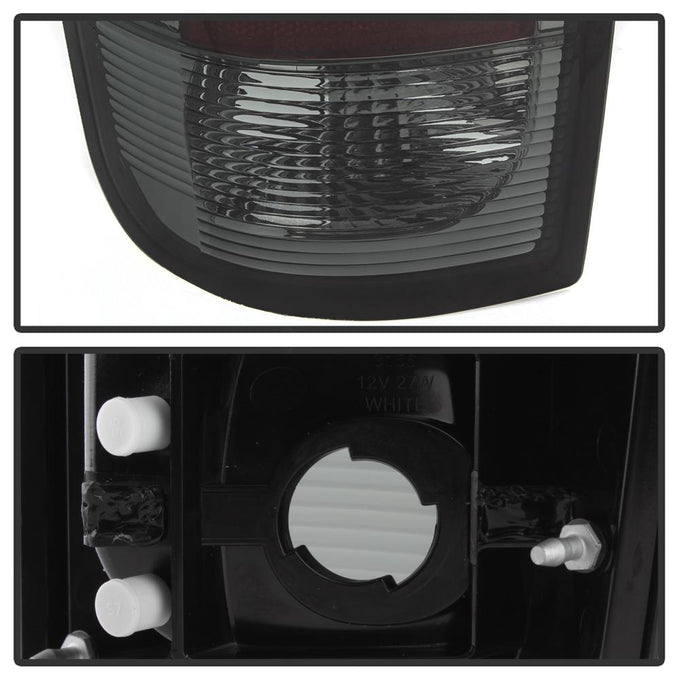 Version 2 Smoke LED Tail Lights <br>97-02 Ford Expedition