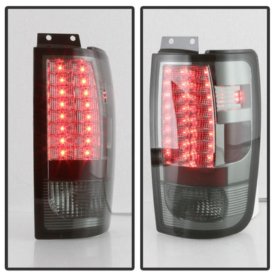 Version 2 Smoke LED Tail Lights <br>97-02 Ford Expedition