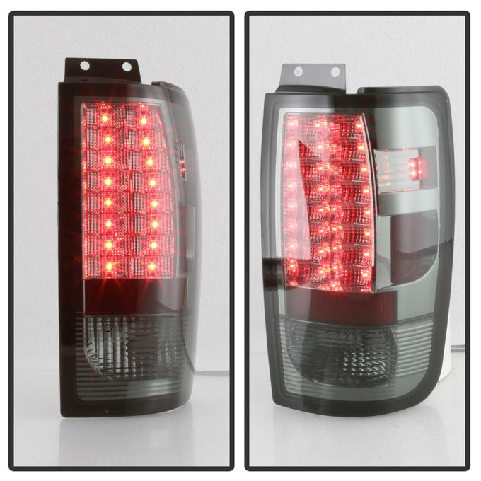 Version 2 Smoke LED Tail Lights <br>97-02 Ford Expedition
