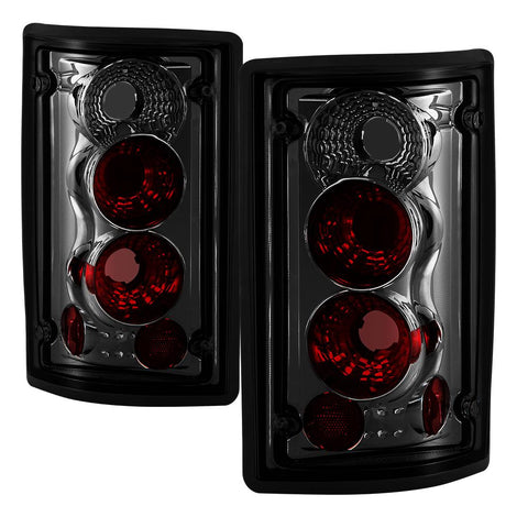 Smoke Euro Style Tail Lights <br>95-02 Ford E150 E250 E350 E450 E550
